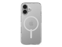 Zagg Crystal Palace Snap - Baksidesskydd för mobiltelefon - MagSafe-kompatibilitet - klar - för Apple iPhone 16 702315042
