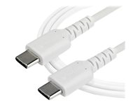 StarTech 2 m USB-C-kabel -&nbsp;vit - USB-kabel - USB-C (hane) rak till USB-C (hane) rak - Thunderbolt 3 / USB 2.0 - 2 m - vit RUSB2CC2MW