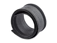 StarTech.com 10ft (3m) Cable Management Sleeve, Trimmable Heavy Duty Cable Wrap, 1.2" (3cm) Dia Polyester Mesh Computer Cable Manager/Protector/Concealer - Black Cord Organizer/Hider, Floor Cable Cover, Wire Wraps (WKSTNCMFLX) - Kabelhanteringsfodral - svart - 3 m WKSTNCMFLX