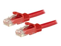 StarTech.com Cat6-patchkabel med hakfria RJ45-kontakter ? 1 m, röd - Patch-kabel - RJ-45 (hane) till RJ-45 (hane) - 1 m - UTP - CAT 6 - hakfri - röd N6PATC1MRD