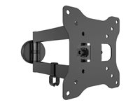 Multibrackets Flexarm M VESA Full-Motion II 50 75 100 - Konsol - fullständig rörelse - för LCD-display - svart - skärmstorlek: 9"-32" - väggmonterbar 7350073737444