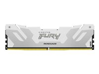 Kingston FURY Renegade - DDR5 - modul - 16 GB - DIMM 288-pin - 6800 MT/s / PC5-54400 - CL36 - 1.4 V - ej buffrad - on-die ECC - vit och silver KF568C36RW-16