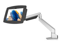 Compulocks Galaxy Tab A7 Lite Space Enclosure Articulating Arm Mount - Monteringssats (hölje, fäste för ledad arm) - för surfplatta - låsbar - höggradig aluminium - silver, svart - skärmstorlek: 8.7" - disk-monteringsbar - för Samsung Galaxy Tab A7 Lite 660REACH870GA7SB