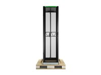 APC NetShelter SX Gen 2 - Rack skåp - 600W x 1200D mm, 2500 lbs, shock packaging - golvstående - svart - 48U - 19" AR3307SPB2