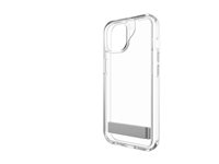 Zagg Crystal Palace - Baksidesskydd för mobiltelefon - fällbart ställ - grafen - klar - för Apple iPhone 13, 14, 15, 16e 702318189