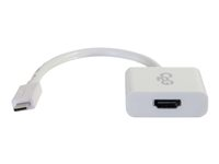 C2G USB 3.1 USB C to HDMI Audio/Video Adapter - USB Type C to HDMI White - Extern videoadapter - USB 3.1 - HDMI - vit 80516