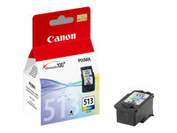 Canon CL-513 - 13 ml - färg (cyan, magenta, gul) - original - bläckpatron - för PIXMA iP2700, MP230, MP237, MP252, MP272, MP280, MP282, MP495, MP499, MX360, MX410, MX420 2971B001