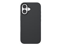 ZAGG Manhattan Snap - Baksidesskydd för mobiltelefon - MagSafe-kompatibilitet - silikon - svart - för Apple iPhone 16 702315194