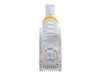 StarTech.com 10m White Cat5e / Cat 5 Snagless Ethernet Patch Cable 10 m - Patch-kabel - RJ-45 (hane) till RJ-45 (hane) - 10 m - UTP - CAT 5e - hakfri - vit 45PAT10MWH