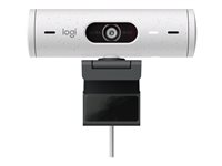 Logitech BRIO 500 - Webbkamera - färg - 1920 x 1080 - 720p, 1080p - ljud - USB-C 960-001428