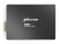 Micron 9550 MAX - SSD - Enterprise, Mixed Use - krypterat - 25.6 TB - inbyggd - E3.S - PCI Express 5.0 x4 (NVMe) - 256 bitars AES - TCG Opal Encryption 2.0, Self-Encrypting Drive (SED) - TAA-kompatibel (paket om 10) MTFDLBQ25T6THB-1BK1DABYYT
