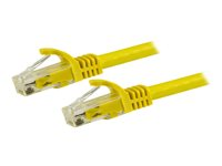 StarTech.com Cat6 Ethernet patchkabel med hakfria RJ45-kontakter - 15 m, gul - Patch-kabel - RJ-45 (hane) till RJ-45 (hane) - 15 m - UTP - CAT 6 - formpressad, hakfri - gul N6PATC15MYL