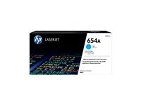 HP 654A - Cyan - original - LaserJet - tonerkassett (CF331A) - för Color LaserJet Enterprise M651dn, M651n, M651xh; Color LaserJet Managed M651dnm, M651xhm CF331A