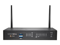 SonicWall TZ270W - Essential Edition - säkerhetsfunktion - 1GbE - Wi-Fi 5 - 2.4 GHz, 5 GHz - SonicWall säkerhetsuppgradering, plusprogram (3 år) - skrivbord 02-SSC-6861