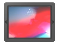 Compulocks iPad 10.2" Axis Enclosure - Hölje - låg profil - för surfplatta - vit - väggmonterbar, monterbar på ytor - för Apple 10.2-inch iPad (7:e generation, 8:e generation, 9:e generation) 102AXSW