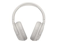 Belkin SoundForm Surround - Hörlurar med mikrofon - fullstorlek - Bluetooth - trådlös, kabelansluten - USB-C, 3,5 mm kontakt - sand AUD009HQSA