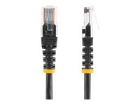 StarTech.com 15m Black Cat5e / Cat 5 Molded Patch Cable - Patch-kabel - RJ-45 (hane) till RJ-45 (hane) - 15 m - UTP - CAT 5e - formpressad - svart M45PAT15MBK