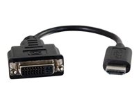 C2G HDMI to DVI-D Adapter - HDMI to Single Link DVI-D Converter - M/F - Videokonverterare - HDMI - DVI - svart 41352