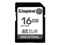 Kingston Industrial - Flash-minneskort - 16 GB - A1 / Video Class V30 / UHS-I U3 / Class10 - microSDHC UHS-I SDIT/16GB