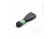 Startech - Loopback-adapter - TAA-kompatibel - MTP/MPO enkelläge (hona) - fiberoptisk - 9 / 125 mikrometer - OS2 - grön och svart LOOPBACKMTPSM9125F