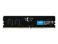 Crucial - DDR5 - modul - 8 GB - DIMM 288-pin - 5600 MHz / PC5-44800 - CL46 - 1.1 V - ej buffrad - on-die ECC - svart CT8G56C46U5T