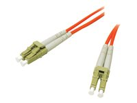 C2G Low-Smoke Zero-Halogen - Patch-kabel - LC multiläge (hane) till LC multiläge (hane) - 2 m - fiberoptisk - 62,5/125 mikron - orange 85288