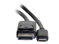 C2G 6ft USB C to DisplayPort Cable - 4K 30Hz - Extern videoadapter - USB-C - DisplayPort - svart 26902
