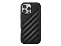 ZAGG Luxe Snap - Baksidesskydd för mobiltelefon - MagSafe-kompatibilitet - svart - för Apple iPhone 16 Pro Max 702315009