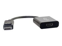 C2G DisplayPort to HDMI Active Adapter 4K UHD - Video Converter - Black - Videokort - DisplayPort hane till HDMI hona - trippelskärmad - svart - stöd för 4K 84306