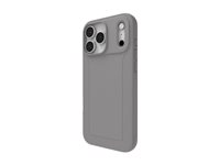 ZAGG Luxe Snap - Baksidesskydd för mobiltelefon - MagSafe-kompatibilitet - grå - för Apple iPhone 17 Pro Max 702318839