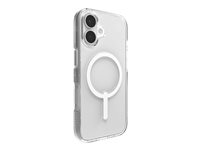Zagg Crystal Palace Snap - Baksidesskydd för mobiltelefon - med knappskydd - MagSafe-kompatibilitet - CrystalClear - för Apple iPhone 17 702319707