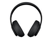 Beats Studio3 Wireless - Hörlurar med mikrofon - fullstorlek - Bluetooth - trådlös - aktiv brusradering - ljudisolerande - mattsvart - för iPad/iPhone/iPod/TV/Watch MX3X2ZM/A