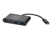 Kensington CH1000 - Hubb - 2 x USB 3.1 + 2 x USB-C - skrivbordsmodell K39124EU