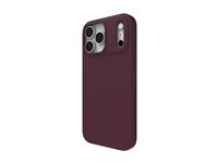 ZAGG Manhattan Snap - Baksidesskydd för mobiltelefon - MagSafe-kompatibilitet - silikon - svart körsbär - för Apple iPhone 17 Pro Max 702319063