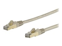 StarTech.com cat6a ethernet-kabel - Patch-kabel - RJ-45 (hane) till RJ-45 (hane) - 7 m - STP - CAT 6a - formpressad, hakfri - grå 6ASPAT7MGR