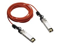 HPE Aruba Direct Attach Copper Cable - 10GBase direktkopplingskabel - SFP+ till SFP+ - 1 m - för HPE Aruba 2540 48, 2930F 24, 2930M 24, 6200F 12, 6200M 24, 83XX; CX 10000, 6405 v2, 8360 J9281D