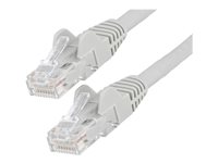 StarTech.com 50cm LSZH CAT6 Ethernet Cable, 10 Gigabit Snagless RJ45 100W PoE Network Patch Cord with Strain Relief, CAT 6 10GbE UTP, Grey, Individually Tested/ETL, Low Smoke Zero Halogen - Category 6 - 24AWG (N6LPATCH50CMGR) - Patch-kabel - RJ-45 (hane) till RJ-45 (hane) - 50 cm - 6 mm - UTP - CAT 6 - hakfri - grå N6LPATCH50CMGR