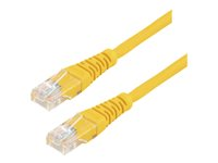 StarTech.com 1 ft. (0.3 m) Cat5e Ethernet Cable - Power Over Ethernet - Molded - Yellow - Ethernet Network Cable (M45PATCH1YL) - Patch-kabel - RJ-45 (hane) till RJ-45 (hane) - 0.3 m - UTP - CAT 5e - formpressad - gul M45PATCH1YL
