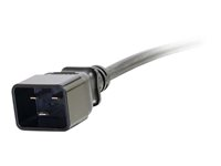 C2G - Strömkabel - IEC 60320 C19 till IEC 60320 C20 - AC 250 V - 15 A - 90 cm - svart 80708