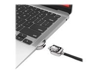Compulocks MacBook Air 2019-2022 Lock Adapter With Keyed Lock - Lås för säkerhetskabel - silver - för MacBook Air 13,3" MBALDG03KL