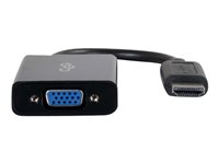 C2G HDMI Mini to VGA Adapter Converter Dongle - Videokonverterare - HDMI - VGA - svart 80503