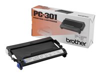 Brother PC301 - Svart - färgband - för Brother MFC-970, MFC-970MC; IntelliFAX 750, 770, 775, 775SI, 870MC, 875MC, 885MC PC301