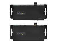 StarTech.com 4K HDMI over Fiber Extender Kit, 4K 60Hz up to 3300ft/1km (Single Mode) or 1000ft/300m (Multimode) LC Fiber Optic, HDR/HDCP, Audio/RS232/IR Extender, HDMI Video Extender - Transmitter and Receiver Kit (ST121HD20FXA2) - Video/ljud/infrarröd/nätverksförlängare - HDMI - över fiberoptik - fiberoptisk - upp till 1 km ST121HD20FXA2