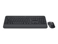 Logitech Signature MK650 Combo for Business - Sats med tangentbord och mus - trådlös - Bluetooth LE - QWERTY - nordiskt (danska/finska/norska/svenska) - grafit 920-011010