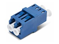 Startech - Kopplingsdon för nätverk - TAA-kompatibel - LC/UPC enkelläge (hona) till LC/UPC enkelläge (hona) - fiberoptisk - duplex - 9 / 125 mikrometer - OS1/OS2 - trapetsjack, passiv - blå LCLCSMCOUPLER
