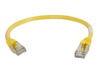 C2G Cat5e Booted Shielded (STP) Network Patch Cable - Patch-kabel - RJ-45 (hane) till RJ-45 (hane) - 5 m - STP - CAT 5e - formpressad - gul 83814