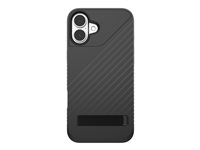 ZAGG Denali Snap - Baksidesskydd för mobiltelefon - med fällbart ställ - MagSafe-kompatibilitet - termoplastisk polyuretan (TPU), grafen - för Apple iPhone 16 Plus 702315251