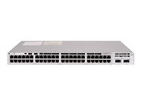 Cisco Catalyst 9200L - Network Essentials - switch - L3 - Administrerad - 12 x 100/1000/2.5G/5G/10GBase-T + 36 x 10/100/1000 (PoE+) + 4 x 10 Gigabit SFP+ (upplänk) - rackmonterbar - PoE+ (1440 W) C9200L-48PXG-4X-E