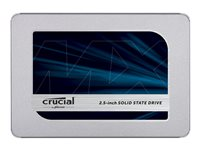 Crucial MX500 - SSD - krypterat - 1 TB - inbyggd - 2.5" - SATA 6Gb/s - 256 bitars AES - TCG Opal Encryption 2.0 CT1000MX500SSD1
