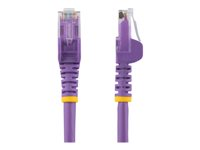 StarTech.com 10m CAT6 Ethernet Cable, 10 Gigabit Snagless RJ45 650MHz 100W PoE Patch Cord, CAT 6 10GbE UTP Network Cable w/Strain Relief, Purple, Fluke Tested/Wiring is UL Certified/TIA - Category 6 - 24AWG (N6PATC10MPL) - Nätverkskabel - RJ-45 (hane) till RJ-45 (hane) - 10 m - UTP - CAT 6 - hakfri, tvinnad - lila N6PATC10MPL